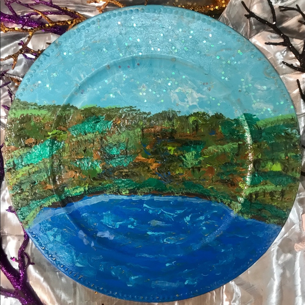 💚💙Home Decor Plate💚💙 - Picture 3 of 11